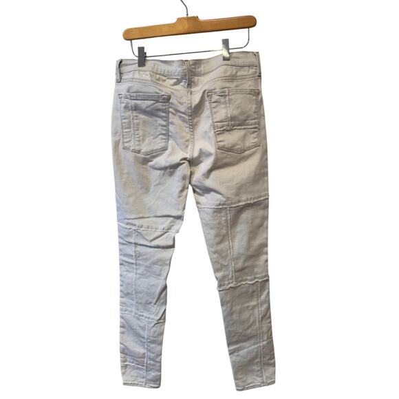 Frame Denim Le Skinny De Jeanne Patchwork Denim Jeans Light Wash 31 - Picture 2 of 8